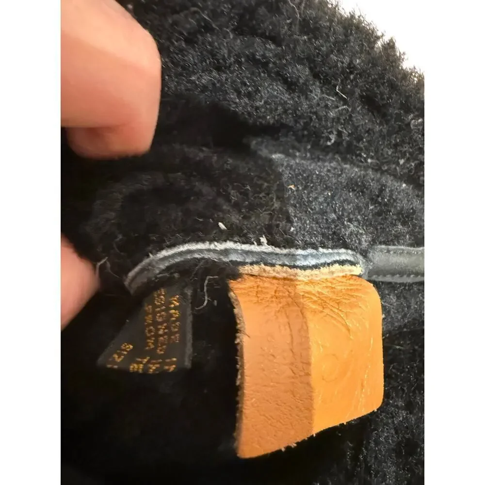 Terra Australia Shearling black boots 7.5
